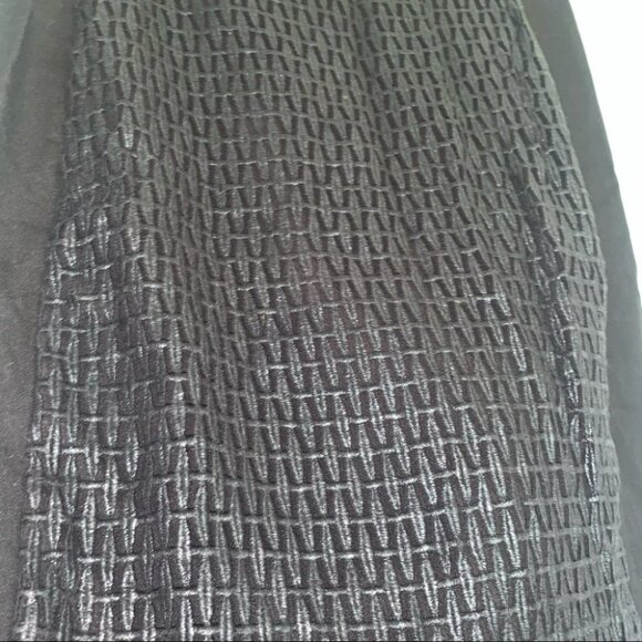 Roland Mouret for Banana Republic Pencil Skirt Black Metallic Embellished Size 2 - Picture 4 of 8
